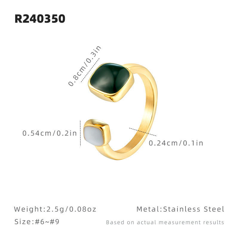 Korean Style Fashionable Personality Retro Minority Palace Open Female Fashion Ring