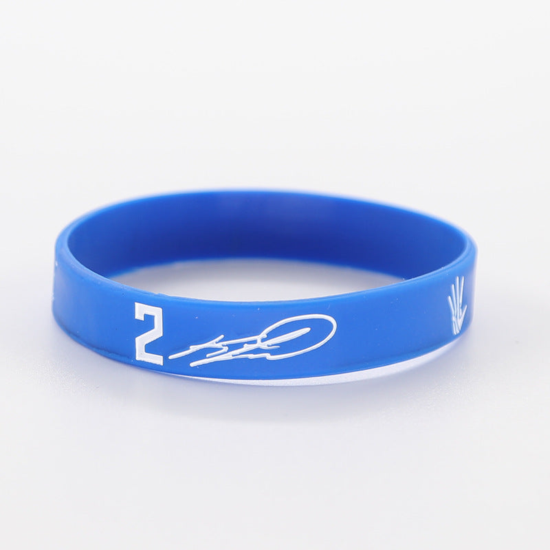 Star Black Mamba James Curry Letter Bracelet