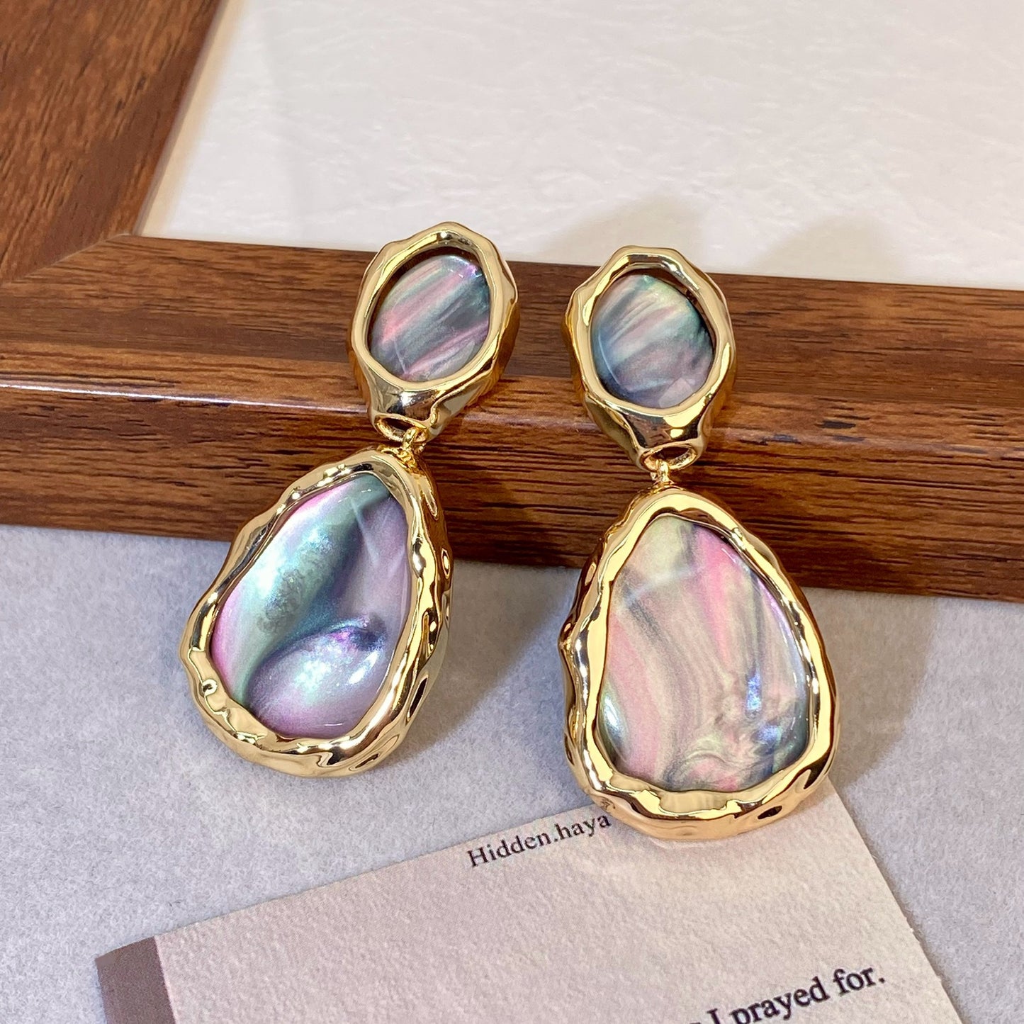 High-grade Mica Unique Personalized Minority Eardrops Exquisite Refined Earrings