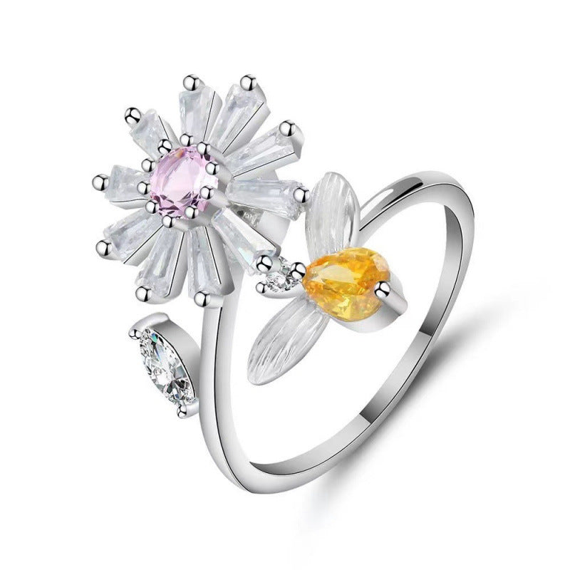 Personalized Rotatable Adjustable Anxiety Relieving Pressure Ring