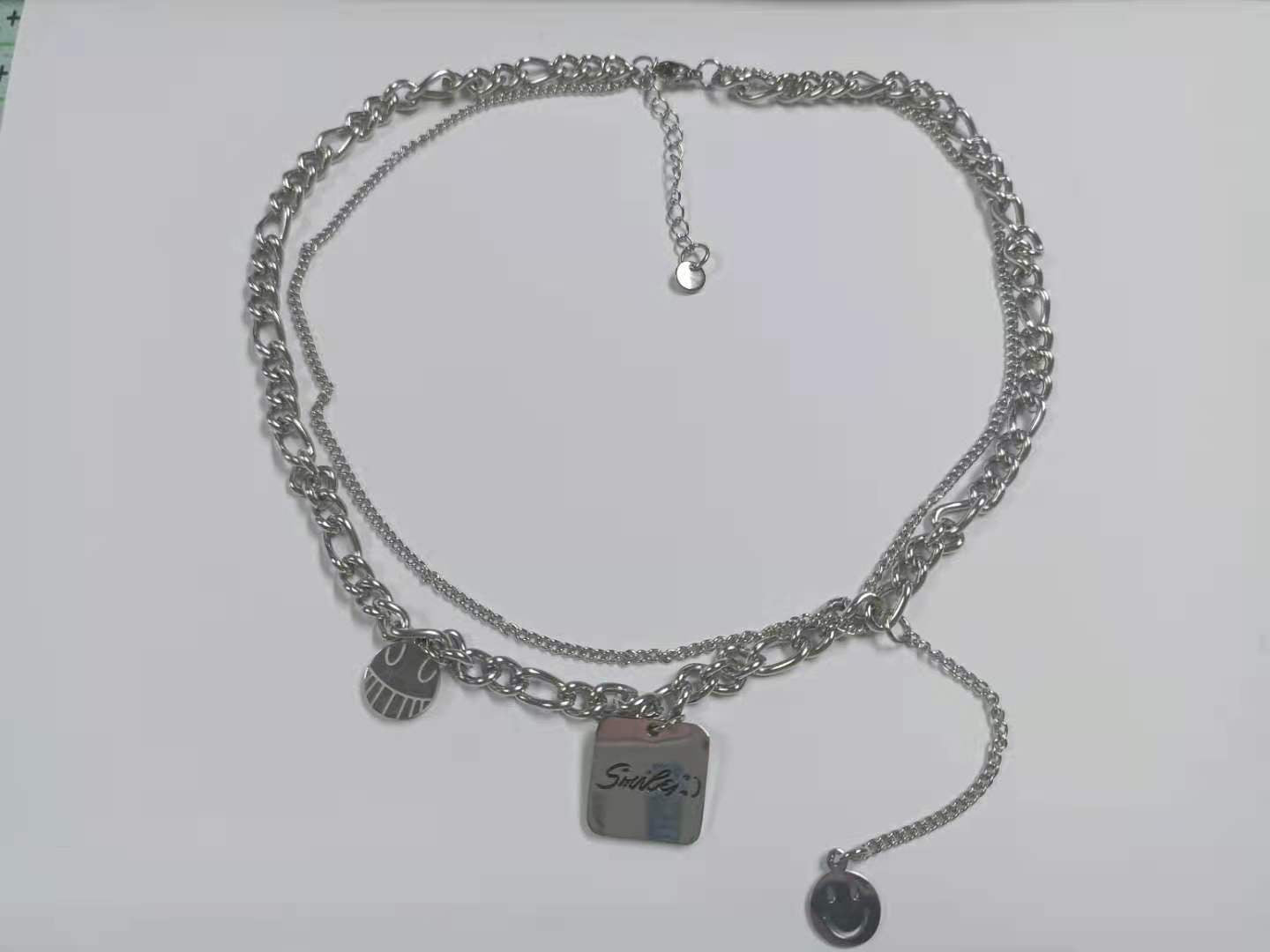 Women's & Men's Fashion Simple Titanium Steel Sweater Chain Personalized Hip Hop Necklace