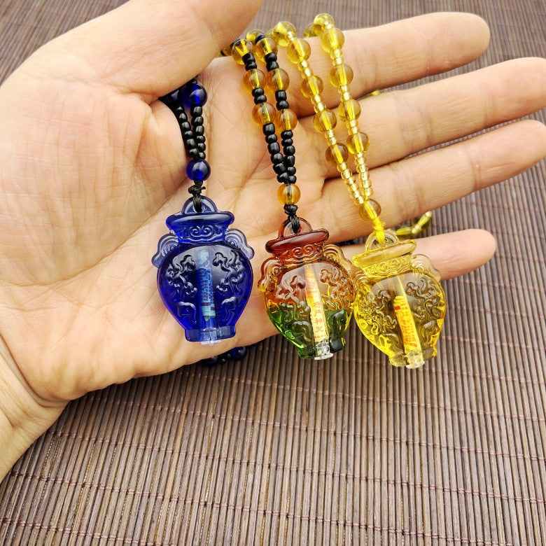 Built-in Scriptures Mantra Gift Religious Goods Pendants