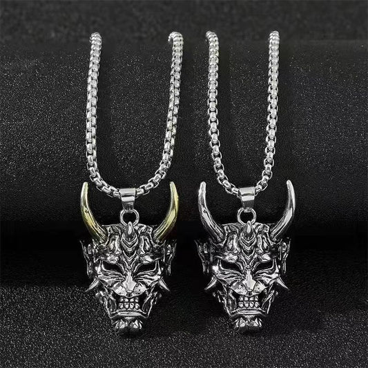Men's Prajna Fashion Mask Hip Hop Domineering Cool Pendants