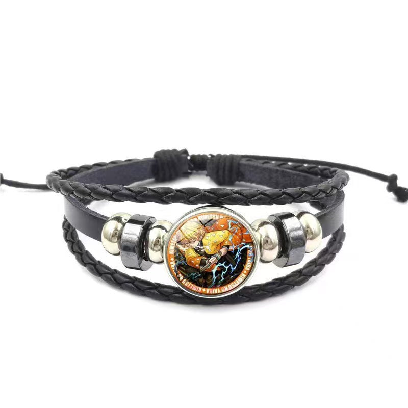 No Leather Woven Twin Wind Sweet Bracelet