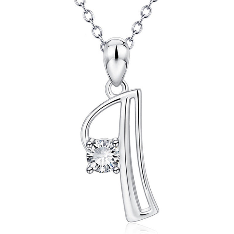 Style English Letters Fashion Jeweled Popular Pendants