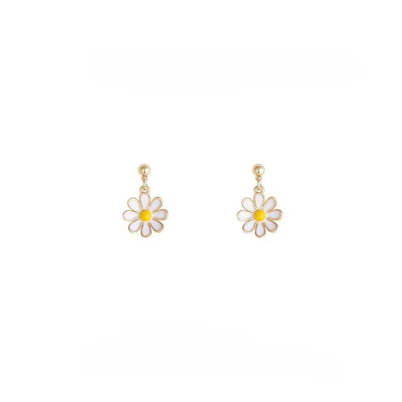 Cute Fashion Creative Daisy Sunflower Female Graceful Korean Rings