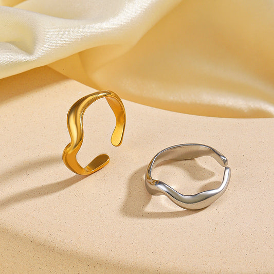 Shaped Female Niche Design Popular Adjustable Rings