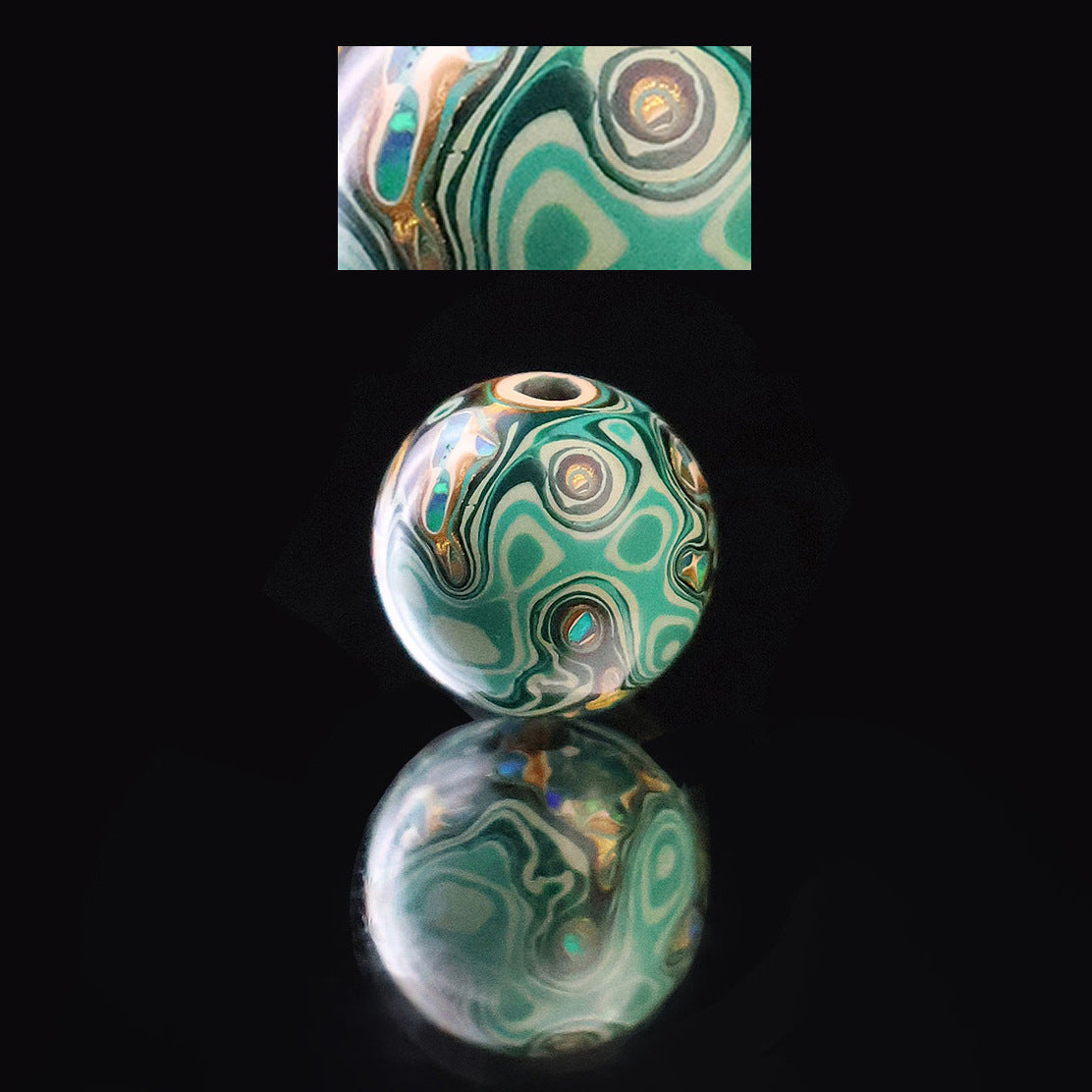 Paint Beads Opal Loose Wooden Beaded Rosewood Embryo Single Bracelets