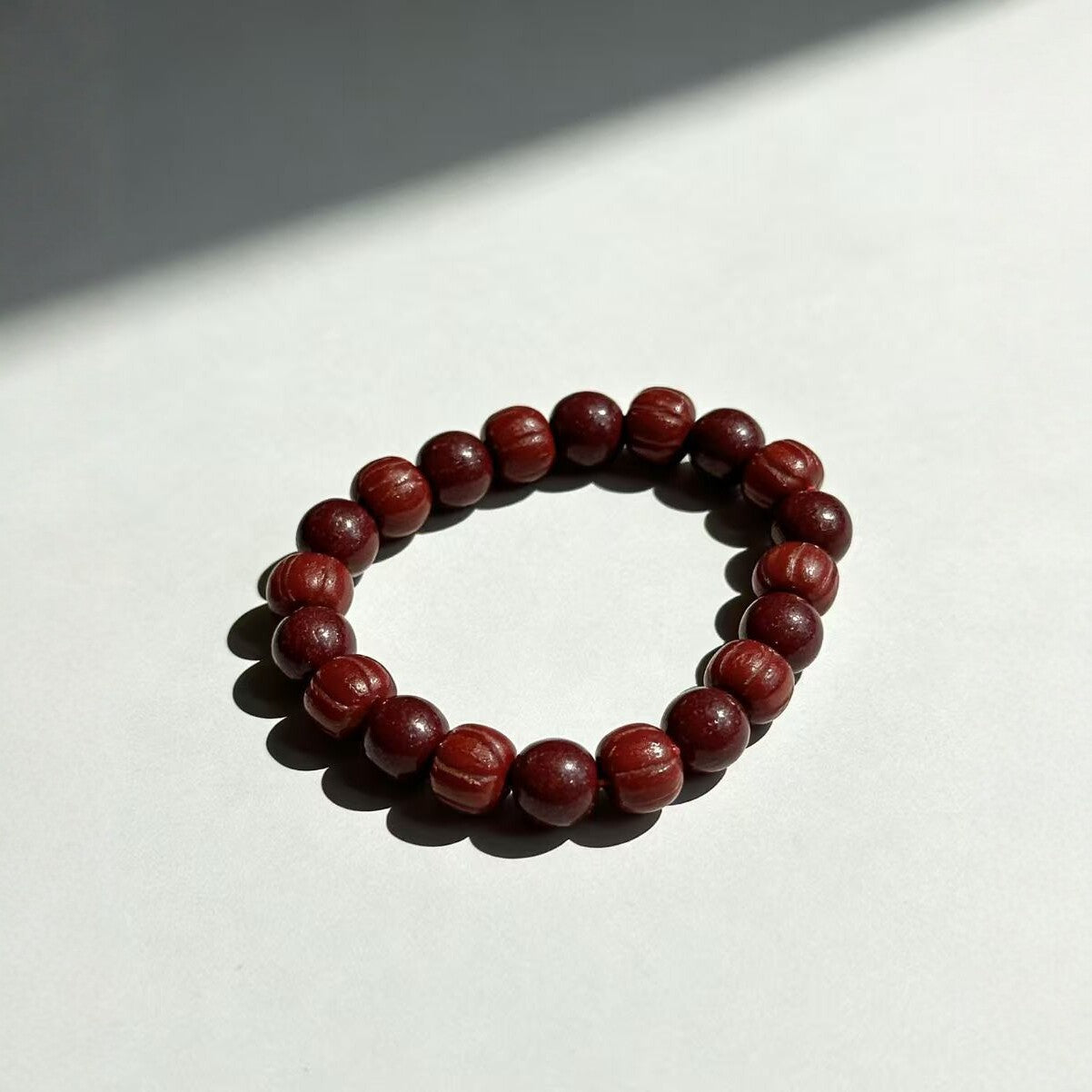 Women's & Men's Chinese Cinnabar Lucky Beads Peace Buckle Bracelets