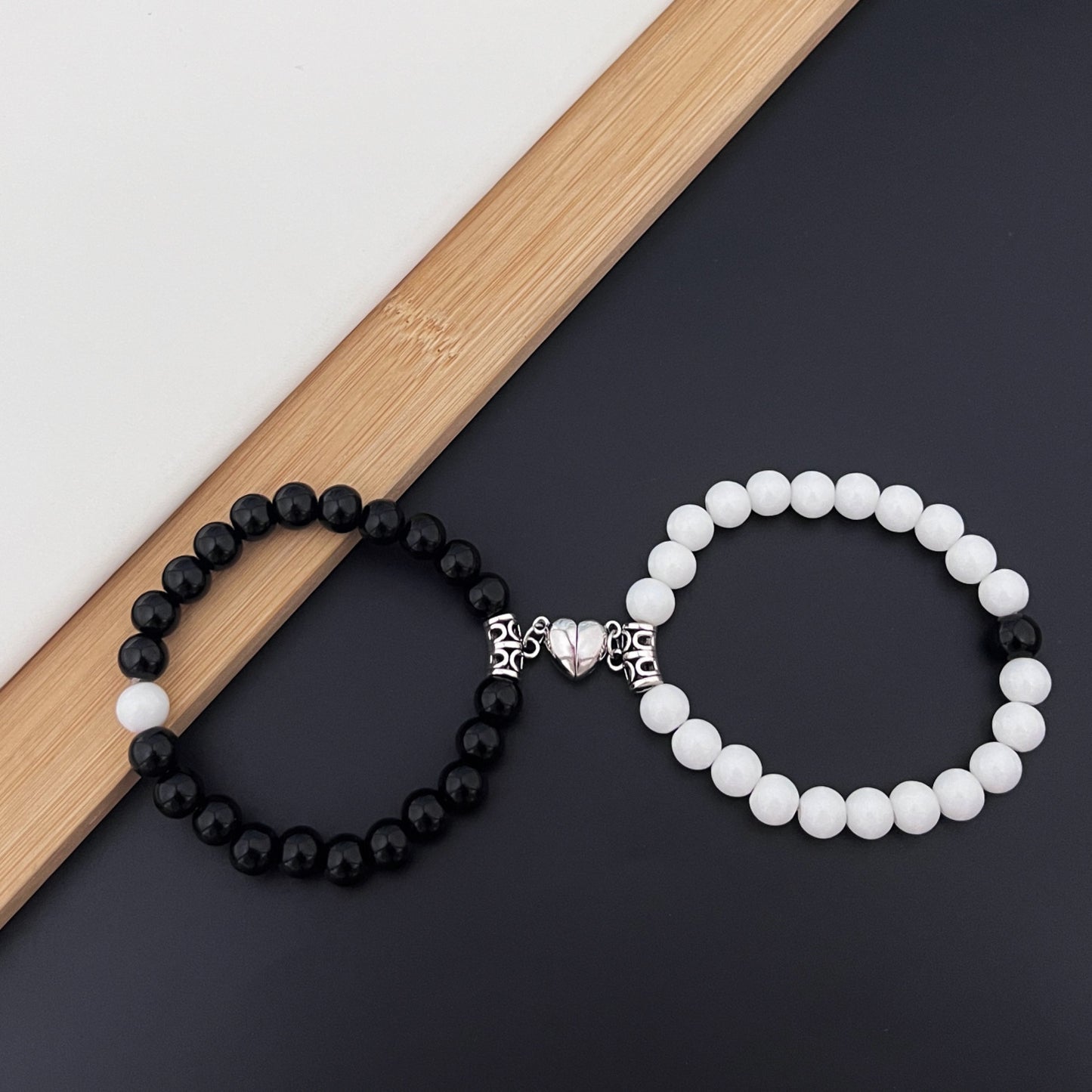 Love Magnet Suction Couple Personalized Niche Design Bracelet