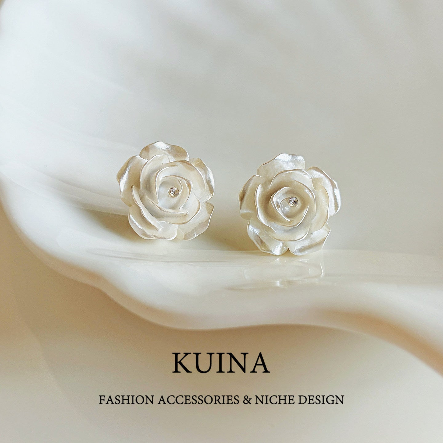 Female Fragrance Style Light Luxury High-grade Temperament Niche Korean Beautiful Earrings