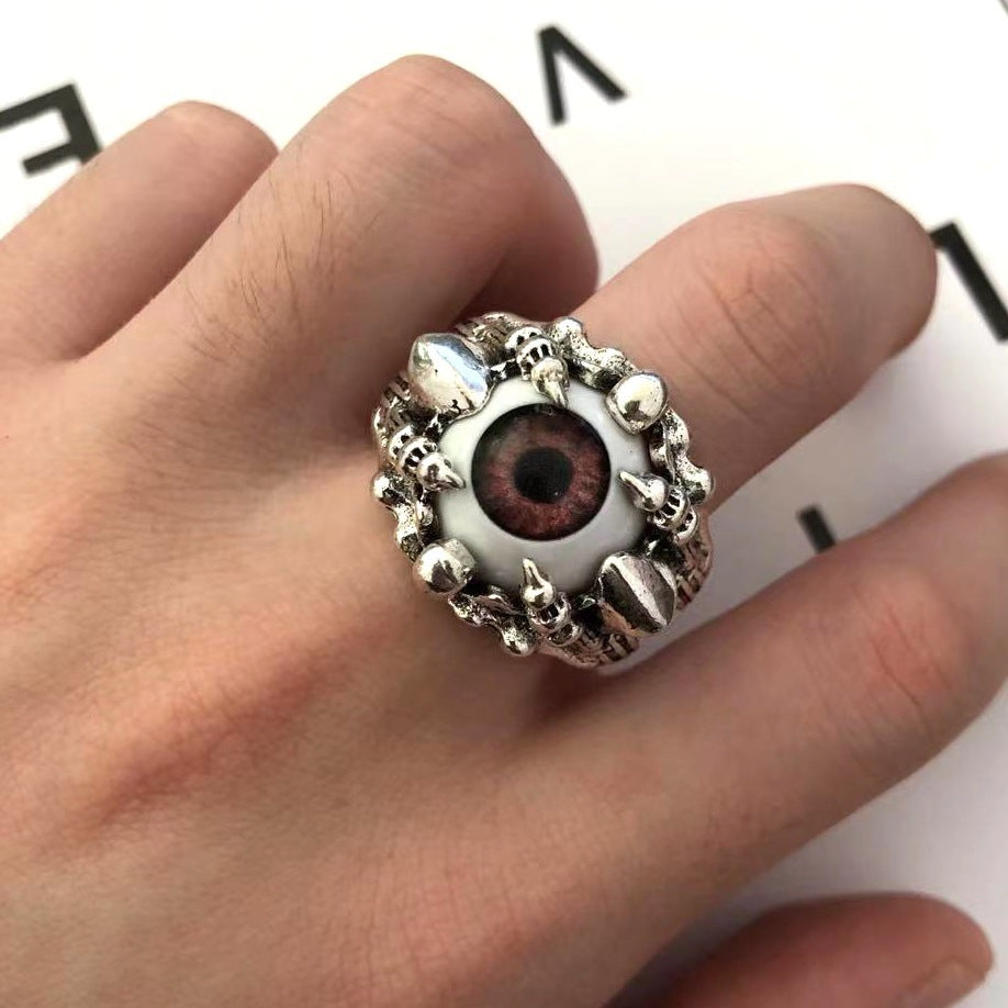 Retro Devil Eye Alloy Evil Trend Rings