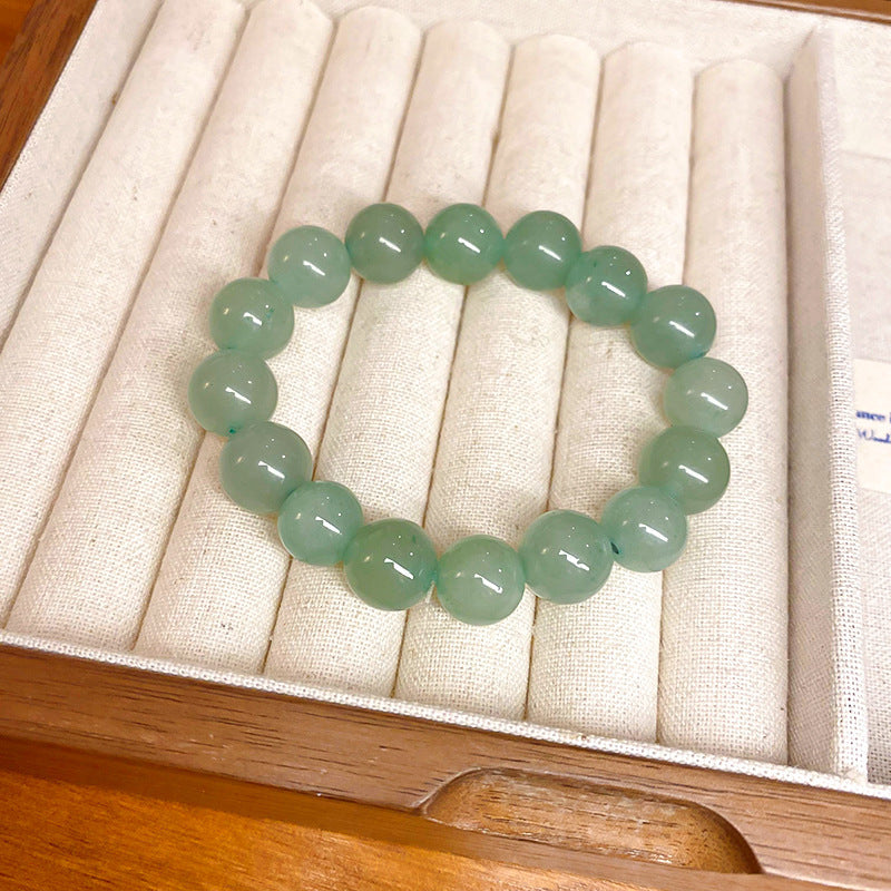 French Retro Smiley Face Bamboo Artificial Jade Personality Trendy Light Bracelets
