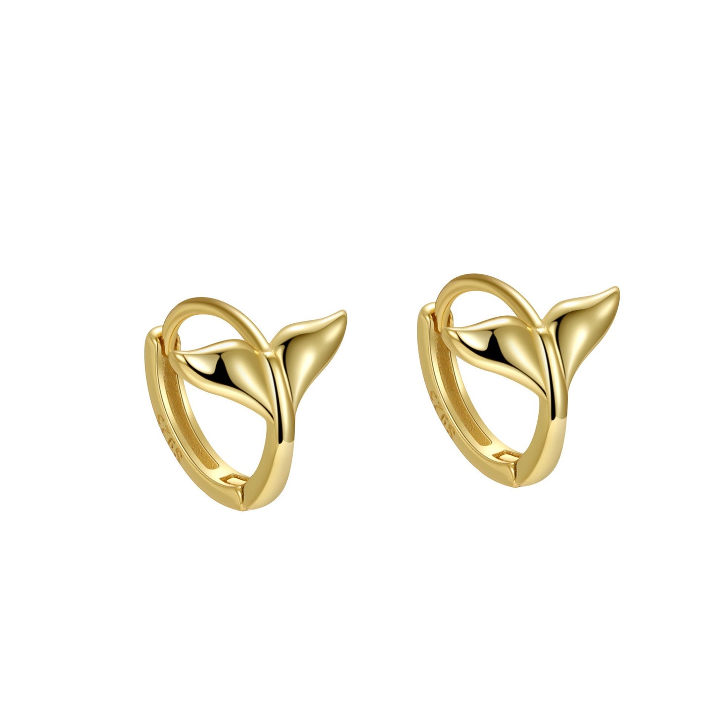 Women's Sterling Sier Zircon Fashion Ear Punk Earrings