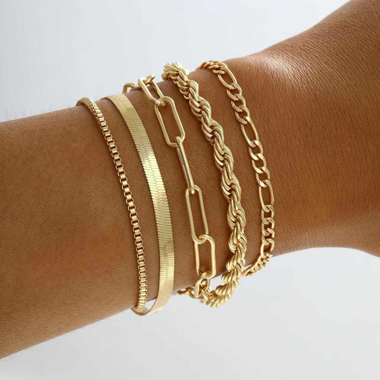 Classy Comfortable Of Personalized Alloy Combination Bracelets