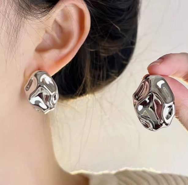 Women's Needle High-grade Super Flash Zircon Light Luxury Refined Grace Earrings