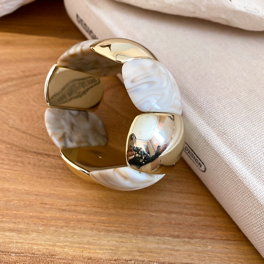 Acrylic Beaded Pearl Vintage Ethnic Style Affordable Bracelets