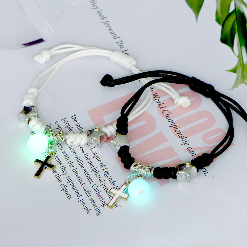 Women's & Men's Luminous Couple And Korean Simple Bunny Bracelets