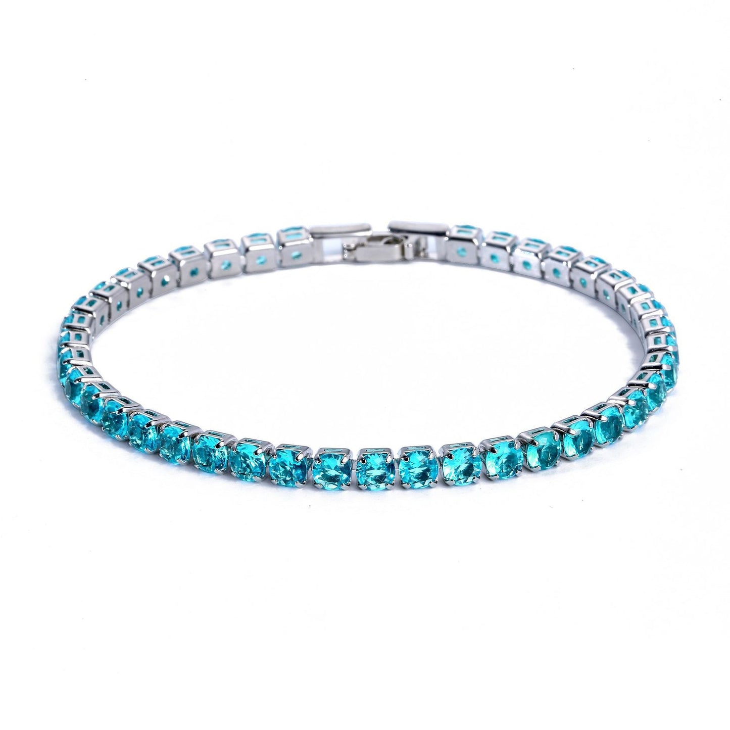 Women's & Men's Hip Hop Gold Zircon Chain Simple Bracelet