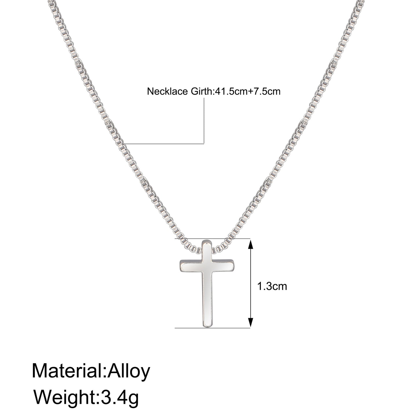 Personality Cross Female Cold Wind Design Necklaces