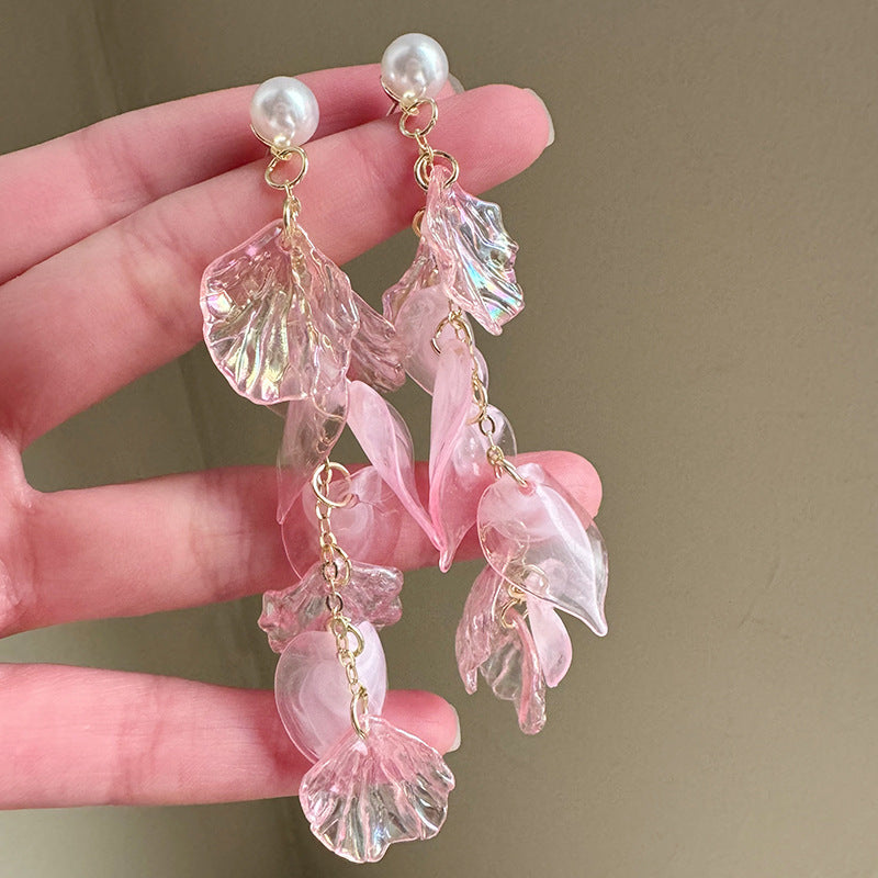 Fairy High Sense Vacation Style Elegant Fashionable Wearing Modified Face Earrings