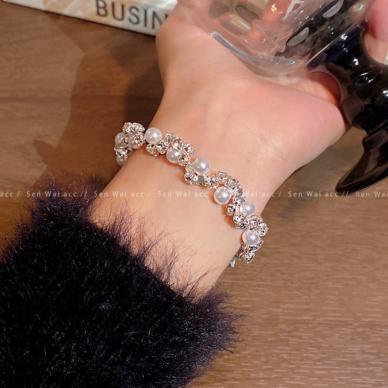 Women's Chinese Beaded High-grade Minority Pearl Retro Bracelet