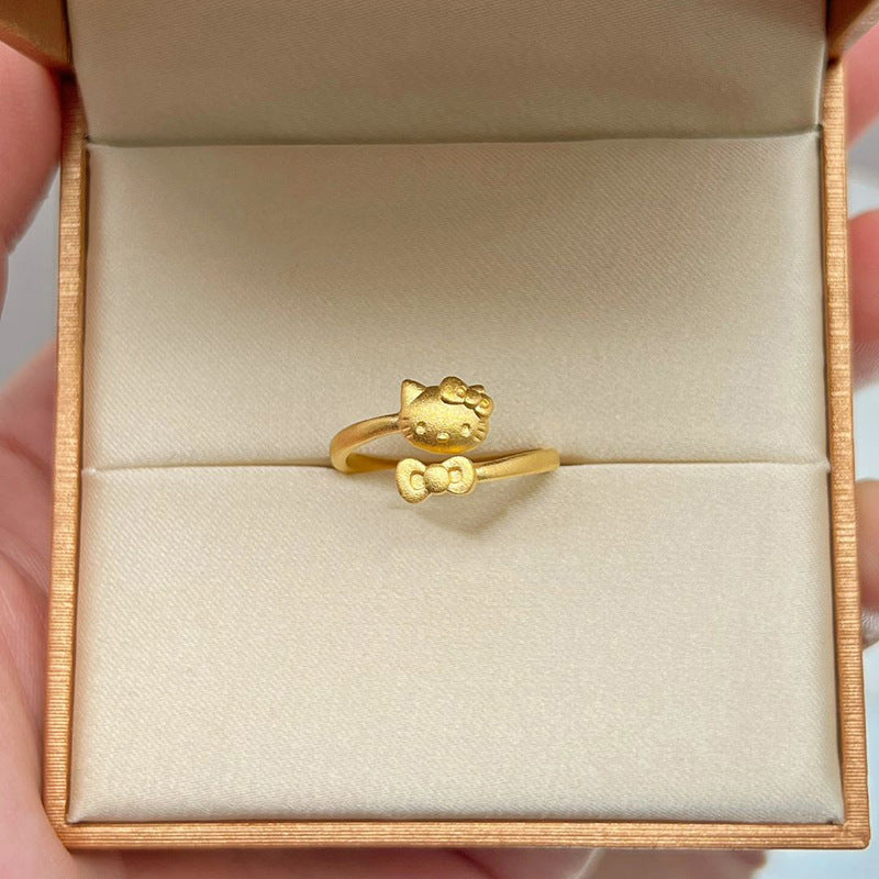 Cute Cartoon Index Finger Exquisite Versatile Ring