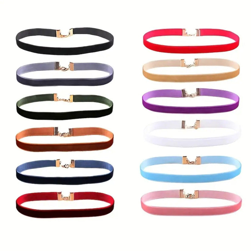 Veet Band Gothic Classic Simple Combination Necklace