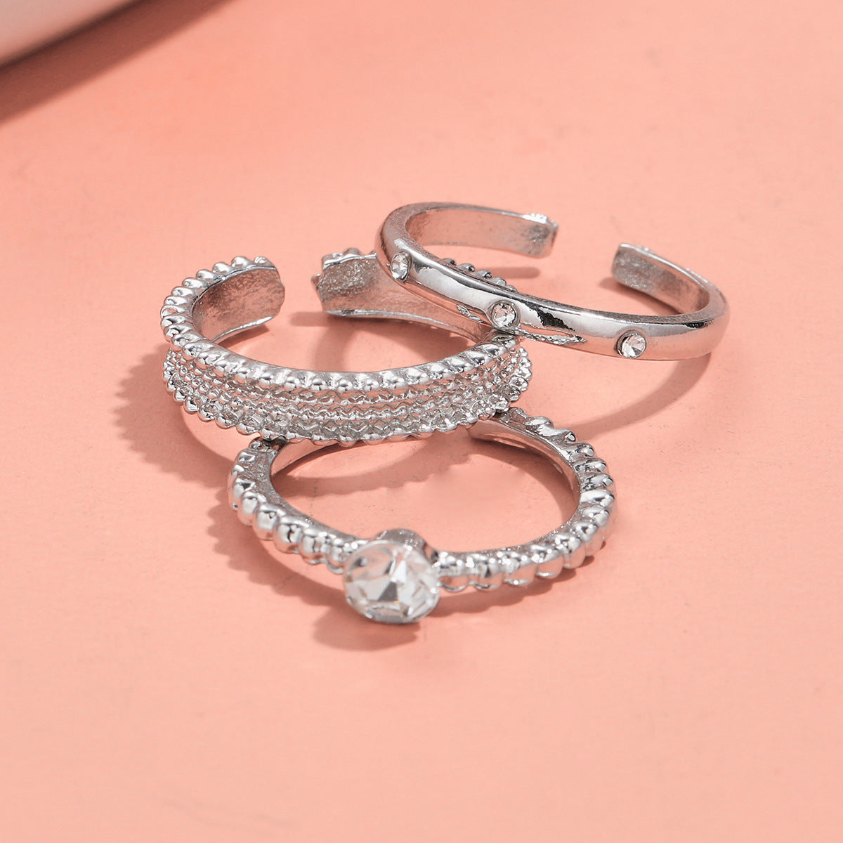 Simple Graceful High-grade Cold Style Female Ring