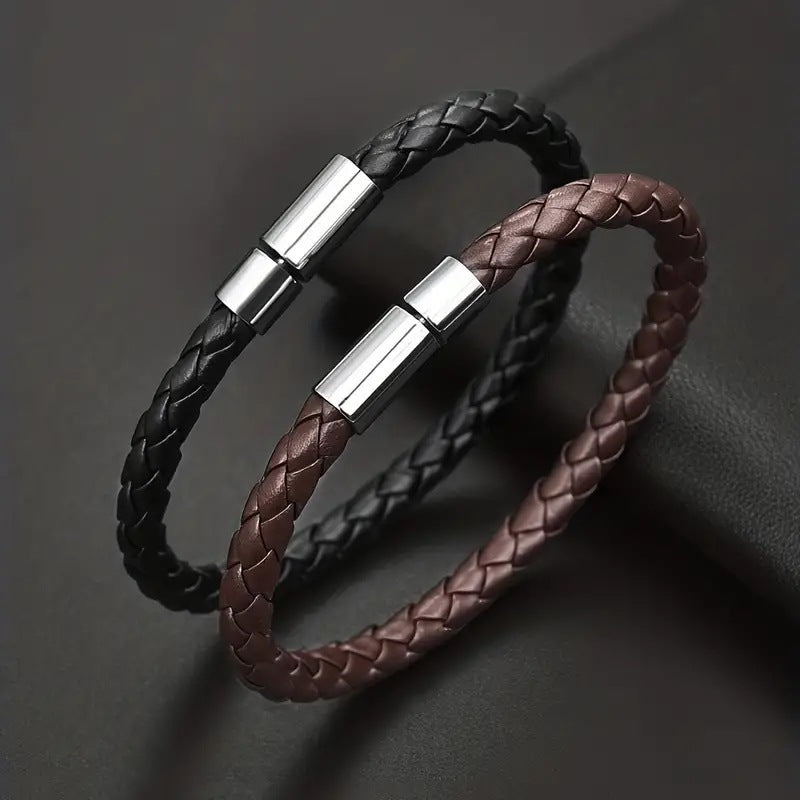 Women's & Men's Couple Pair Korean Fashion Hand-woven Simple Trendy Girlfriends Carrying Bracelet