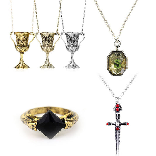 Television Magic Academy Chateau Death Creative Flying Bird Necklace