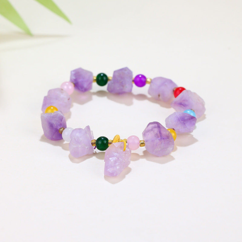 Women's & Men's Beaded For To Relieve Anxiety Natural Crystal Lucky Bracelet