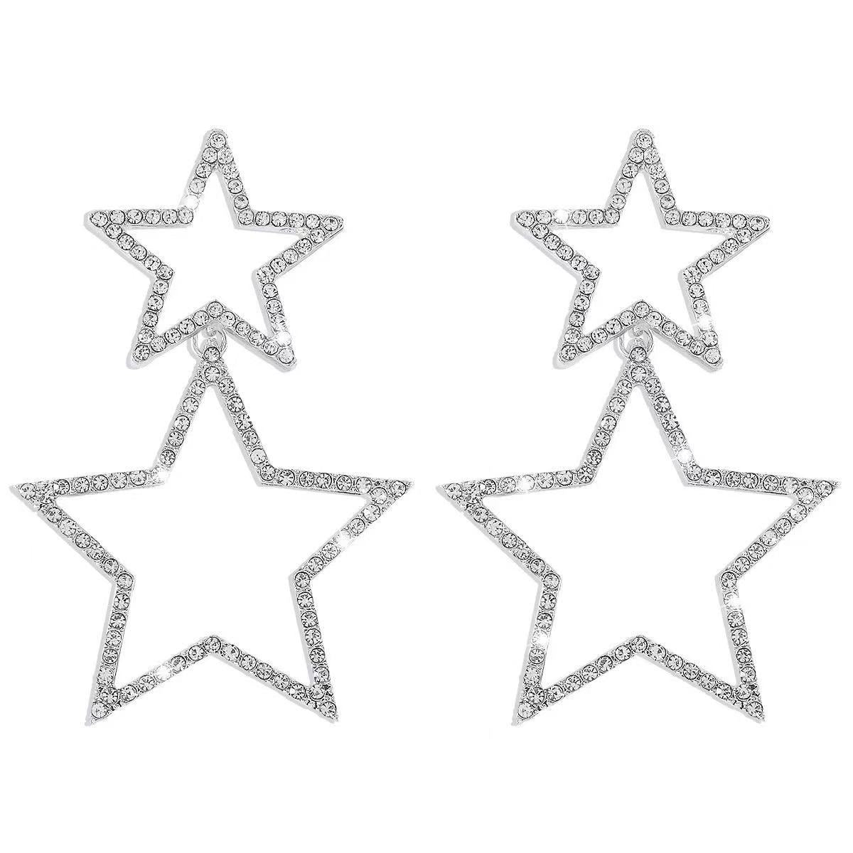 Female Personalized Design Sweet Cool Face Earrings