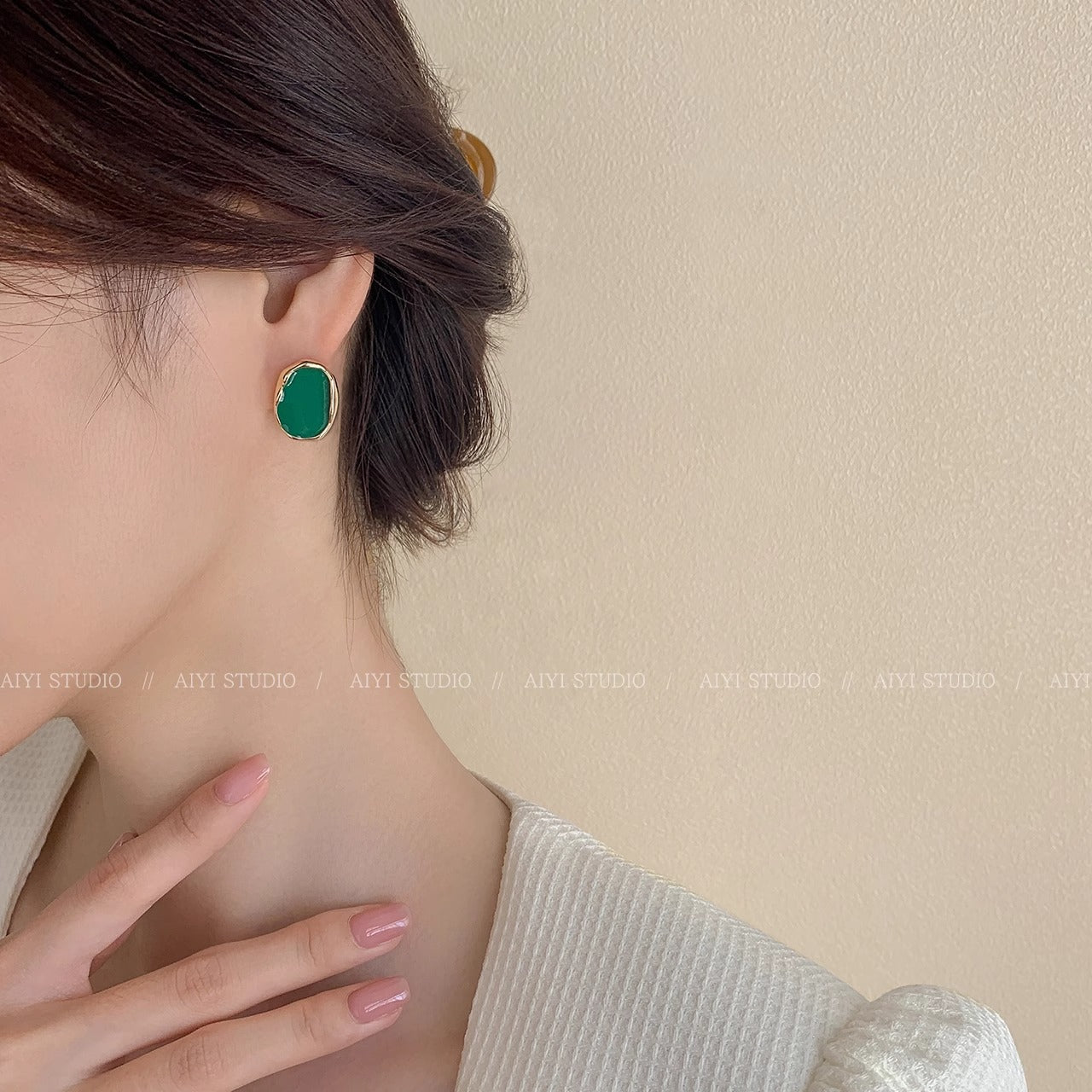 Women's French Retro For Niche Design High Class Elegant Earrings