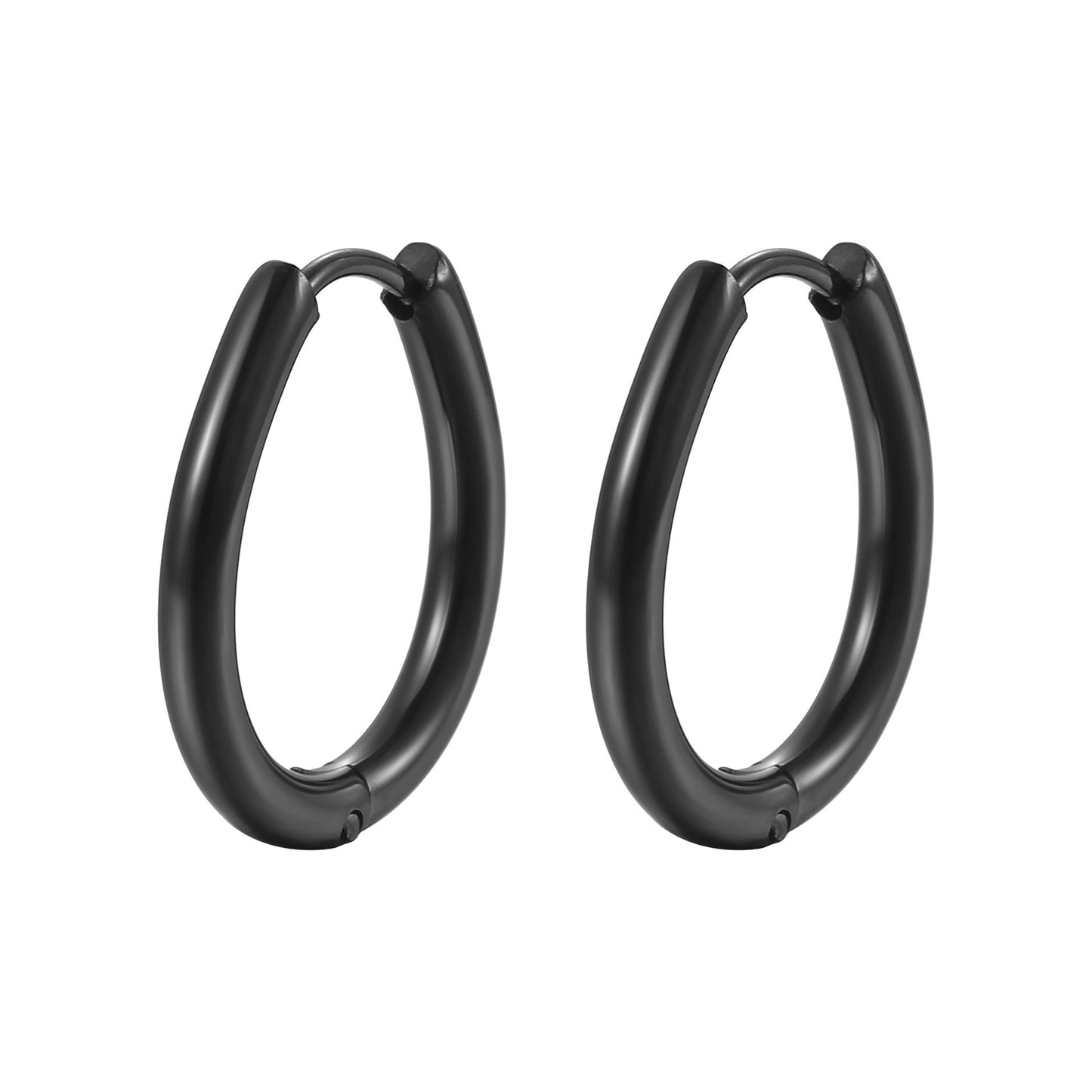 Geometric Shaped Stainless Steel Clip Trendy Fashion Five-pointed Star Peach Ear Buckle