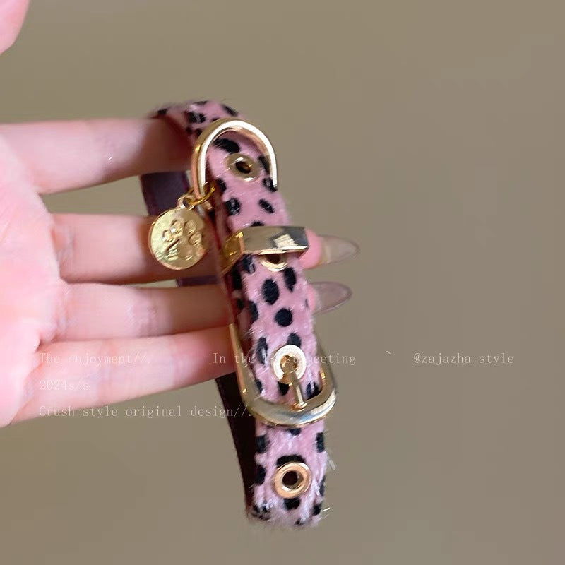 Women's Chinese Style Imitation Pink Tourmaline Small Chic For Special Interest Necklaces