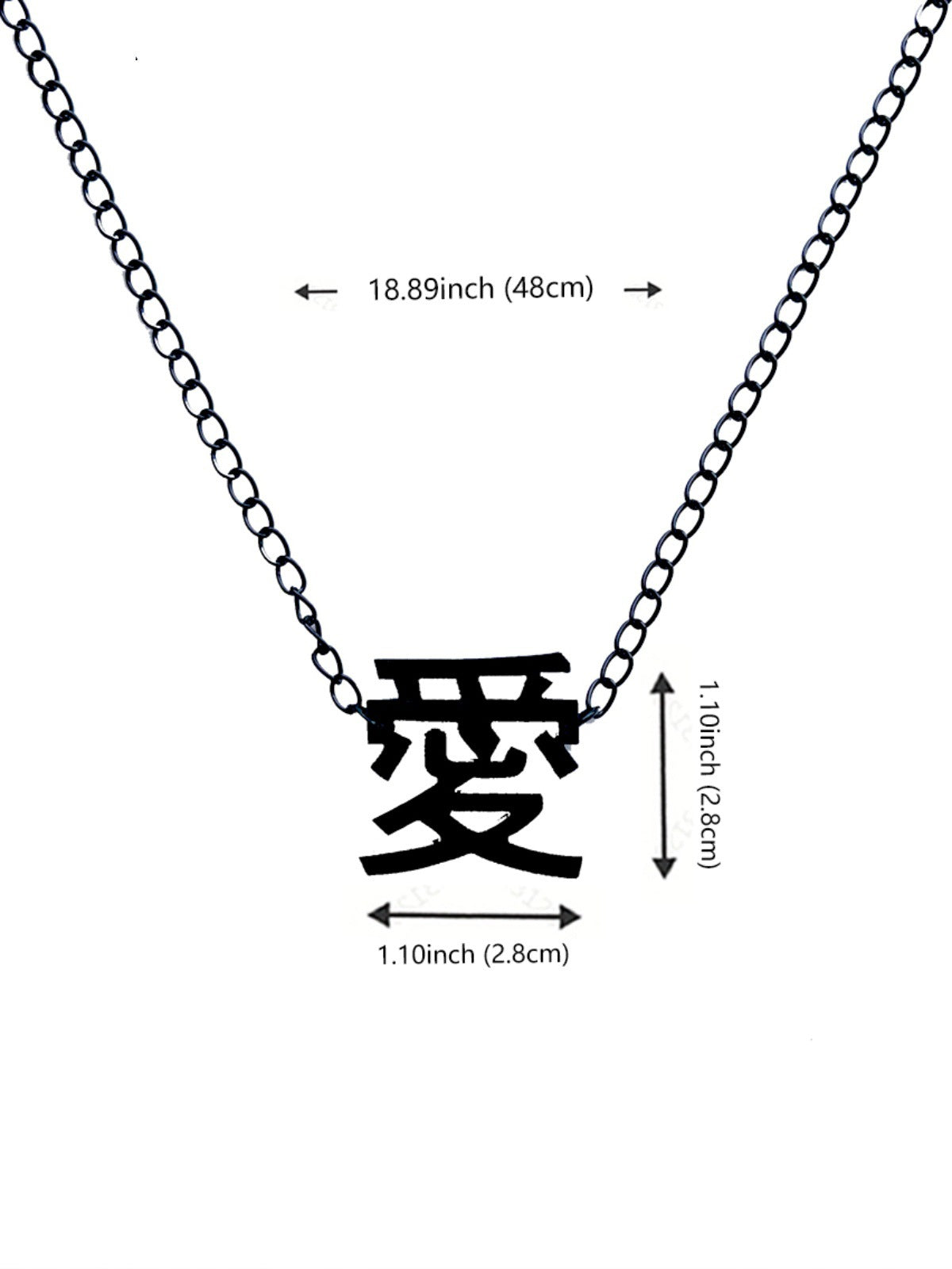 Women's Love Short Clavicle Dark Gothic Style Necklace