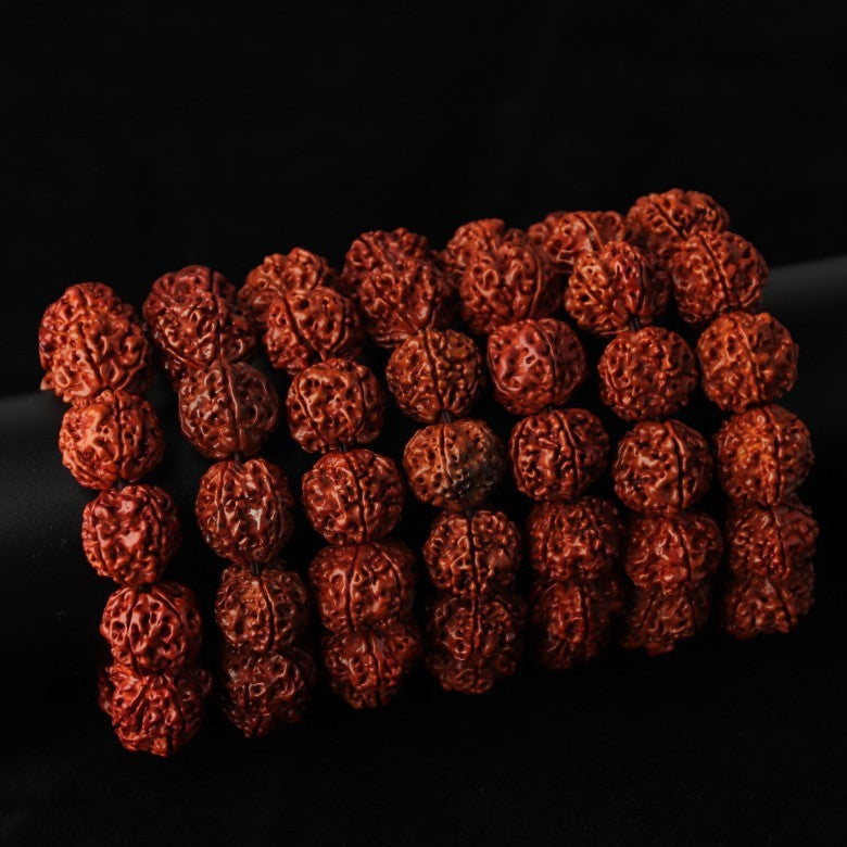 Women's & Men's Offer Nepal Machine Brushed Patina Big Beads Corpulent Real Rosary Bracelet