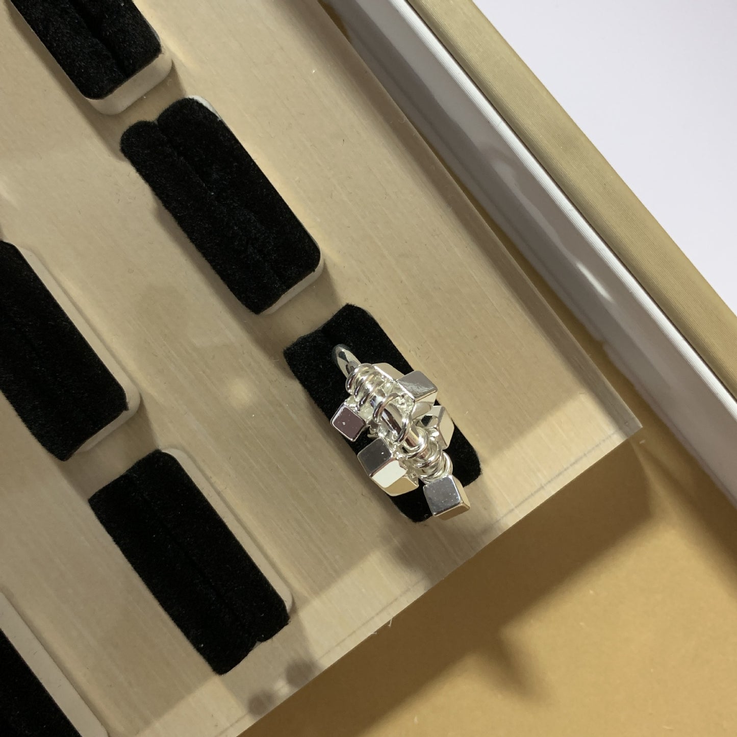 Korean Style Design Retro Three-dimensional Metal Flower Rings