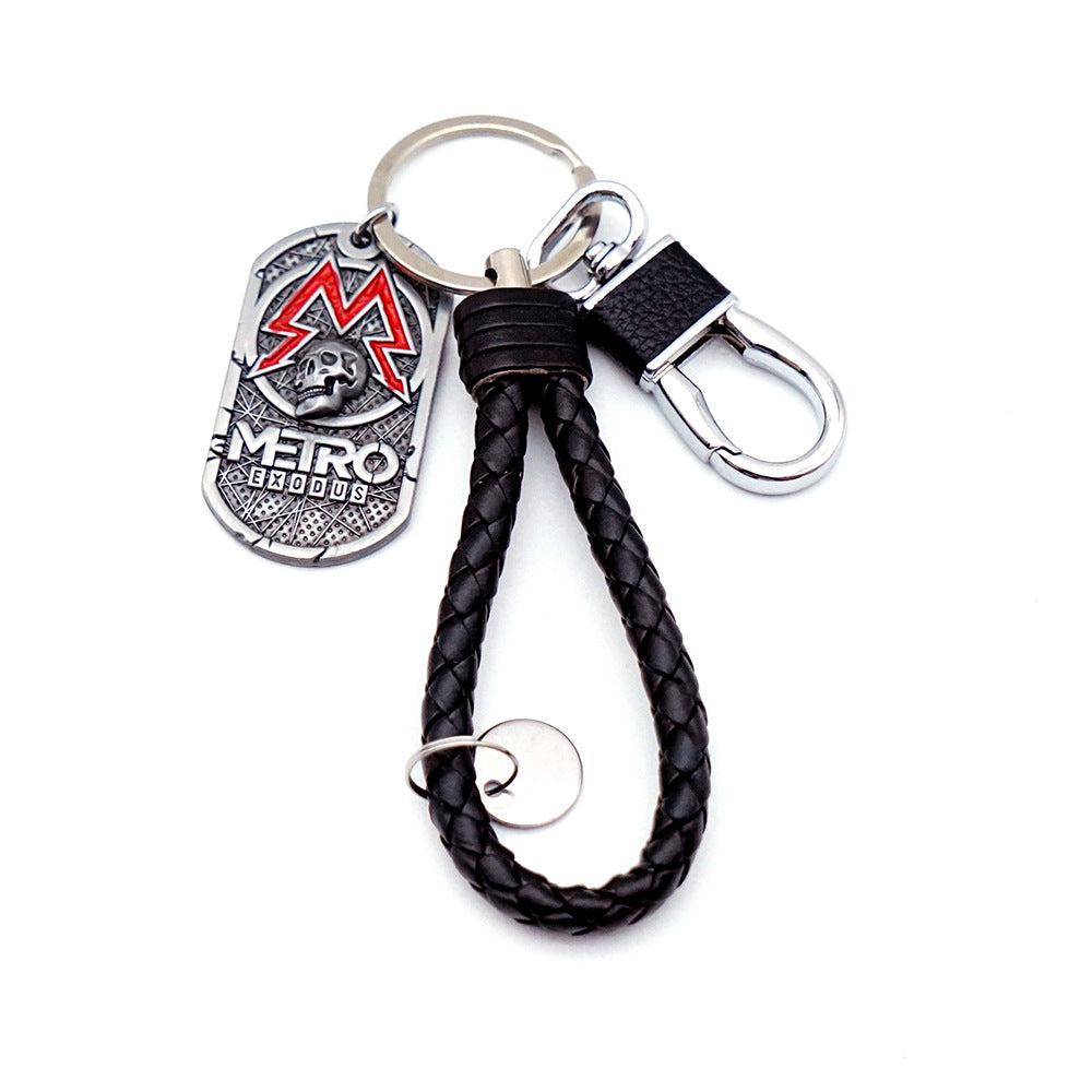 Subway Dog Tag Escape Logo Skull Commemorative Pendants
