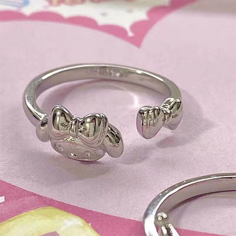 Open Cartoon Valentine's Day Melody Clow Lucky Cute Rings