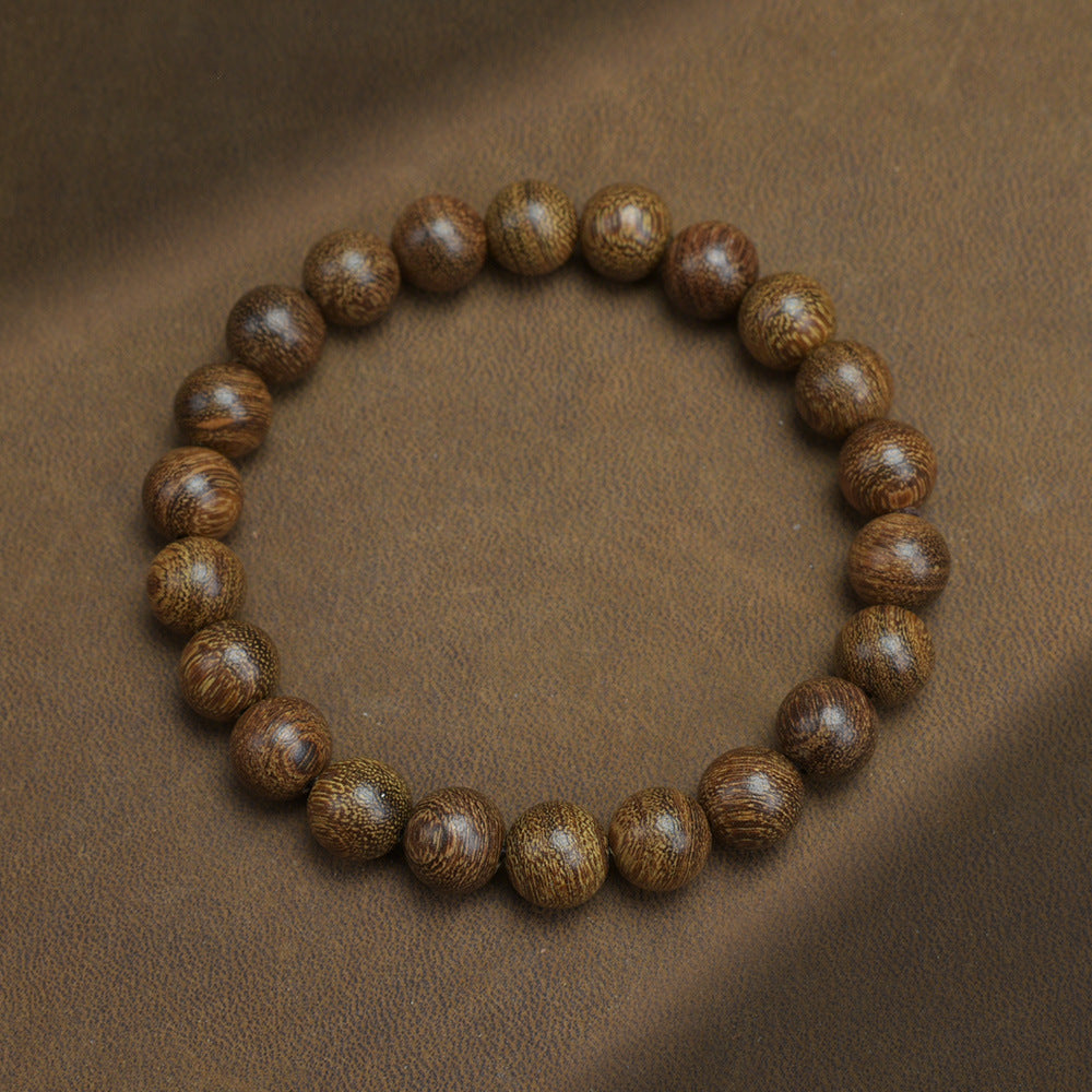 Women's & Men's Streaming Drainage Gold Sandalwood Rift Grain Old Materials Atmospheric Buddha Bracelets