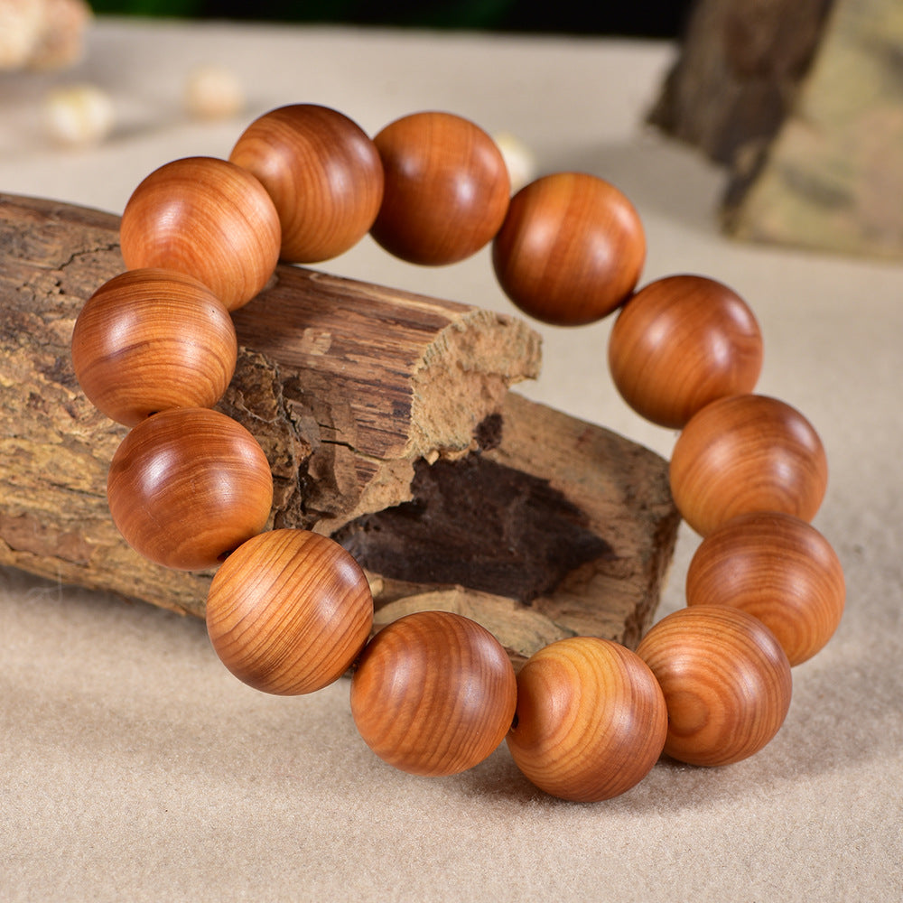 Materials Thuja Wooden Male Gao An Oil Pan Playing Buddha Bracelet
