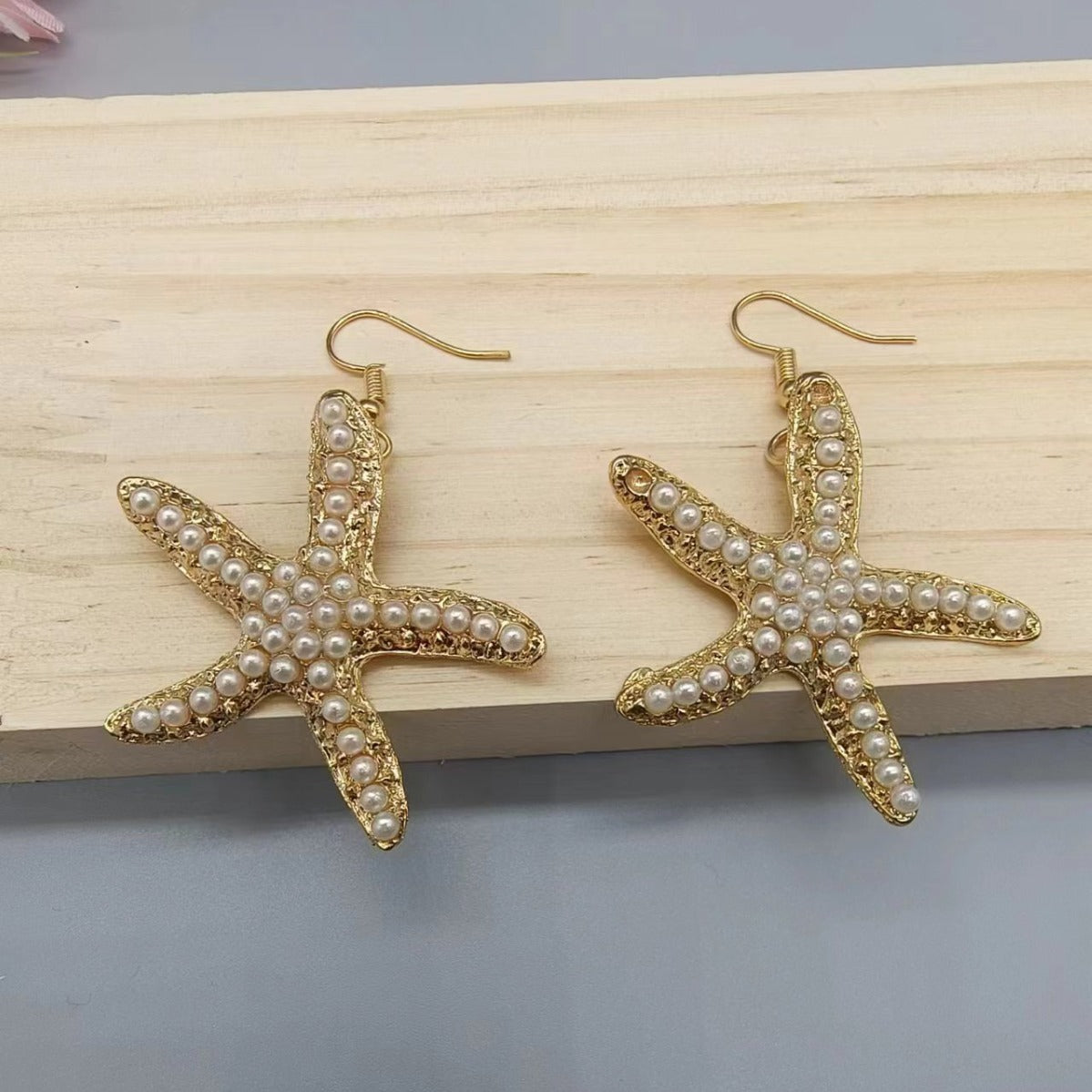 Women's Korean Fashion Simple Gorgeous Starfish Temperament For Elegant Earrings