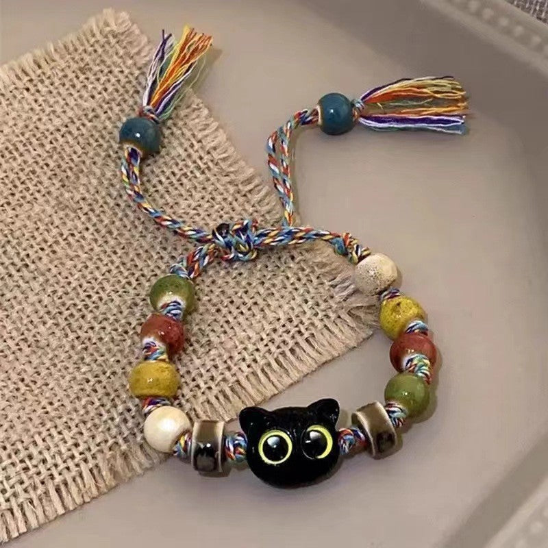 For Summer Chinese Ethnic Style Simple Light Luxury Design Wrist Bracelets