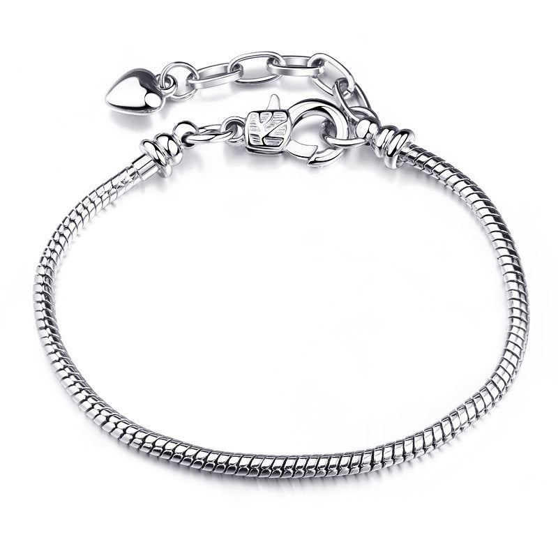 Classic Snake Bone Handmade Basic Chain Bracelets