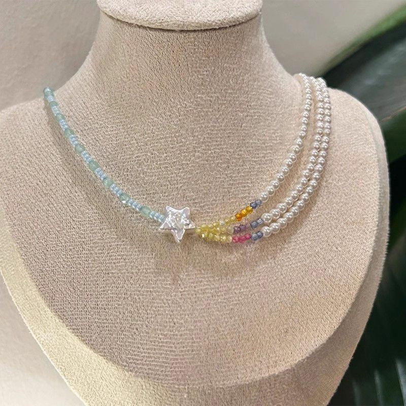 Pearls Female Special Interest Light Luxury Advanced Clavicle Chain Necklaces