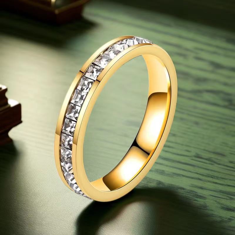 Women's Sense Niche Roman Digital Rotating Light Luxury Rings