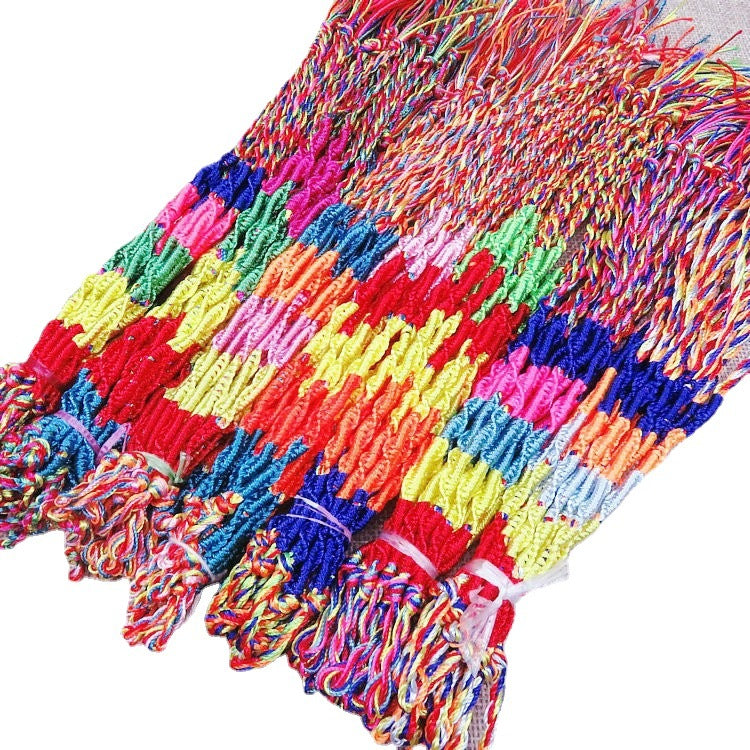 Women's & Men's Boat Festival Carrying Strap Finished Fine Colorful Ropes Rope Small Bracelet