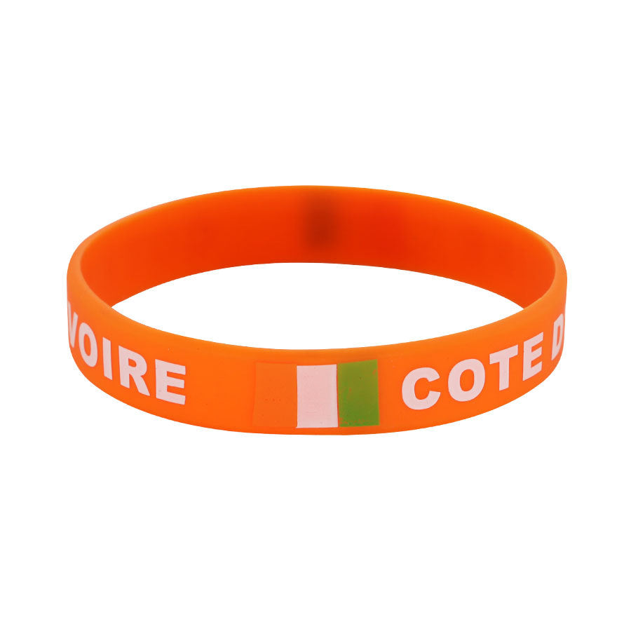 Cup Silicone National Team Canada Ink Flag Bracelets